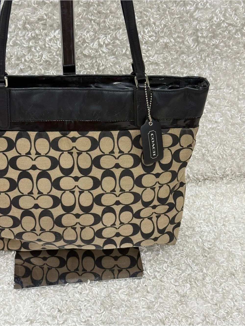 Coach canvas monogram